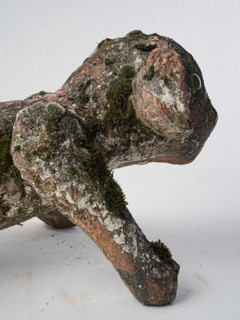 Storied past concrete tiger figurine  