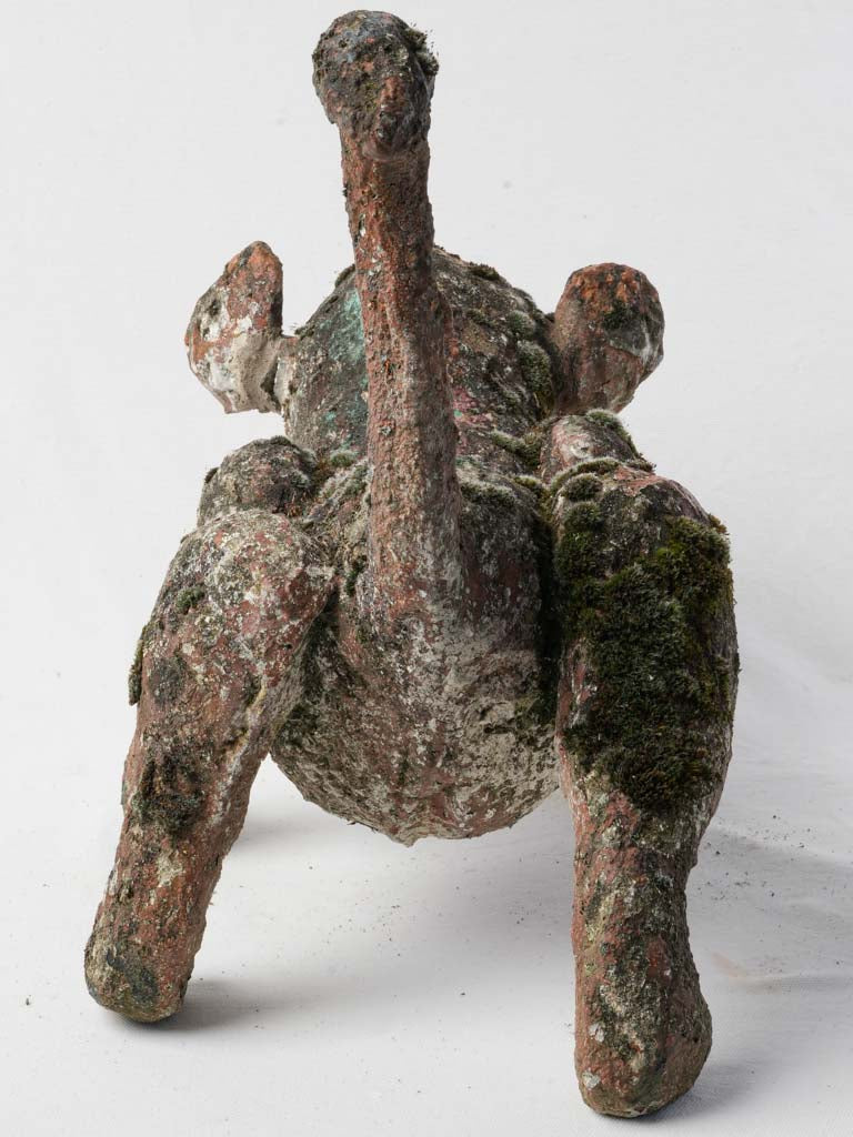 Striking green-eyed tiger ornament  