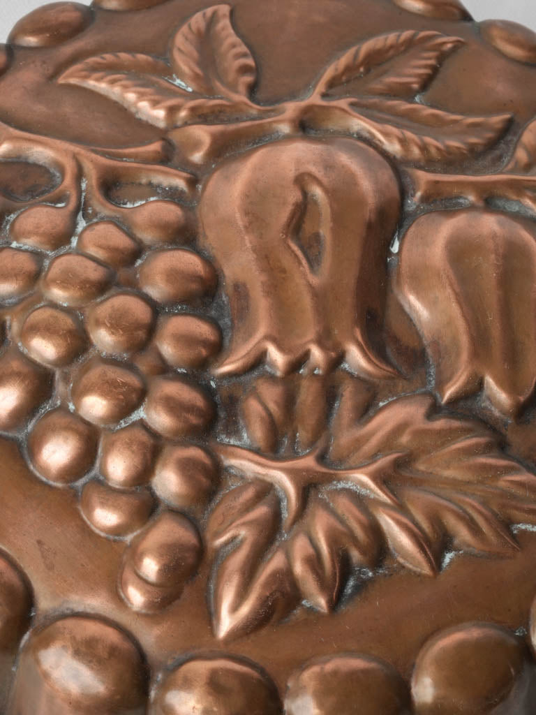 Distressed patinated French dessert mold  