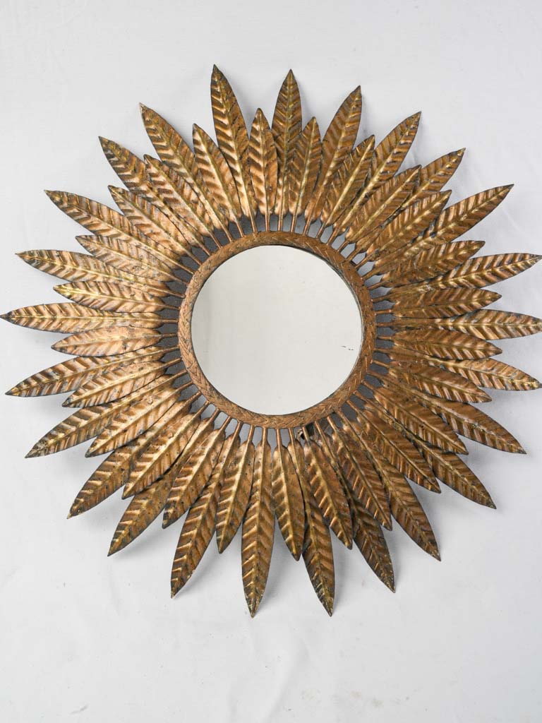 Exquisite vintage sunburst mirror  