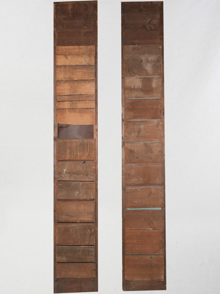 Atmospheric muted tone French mirrors  