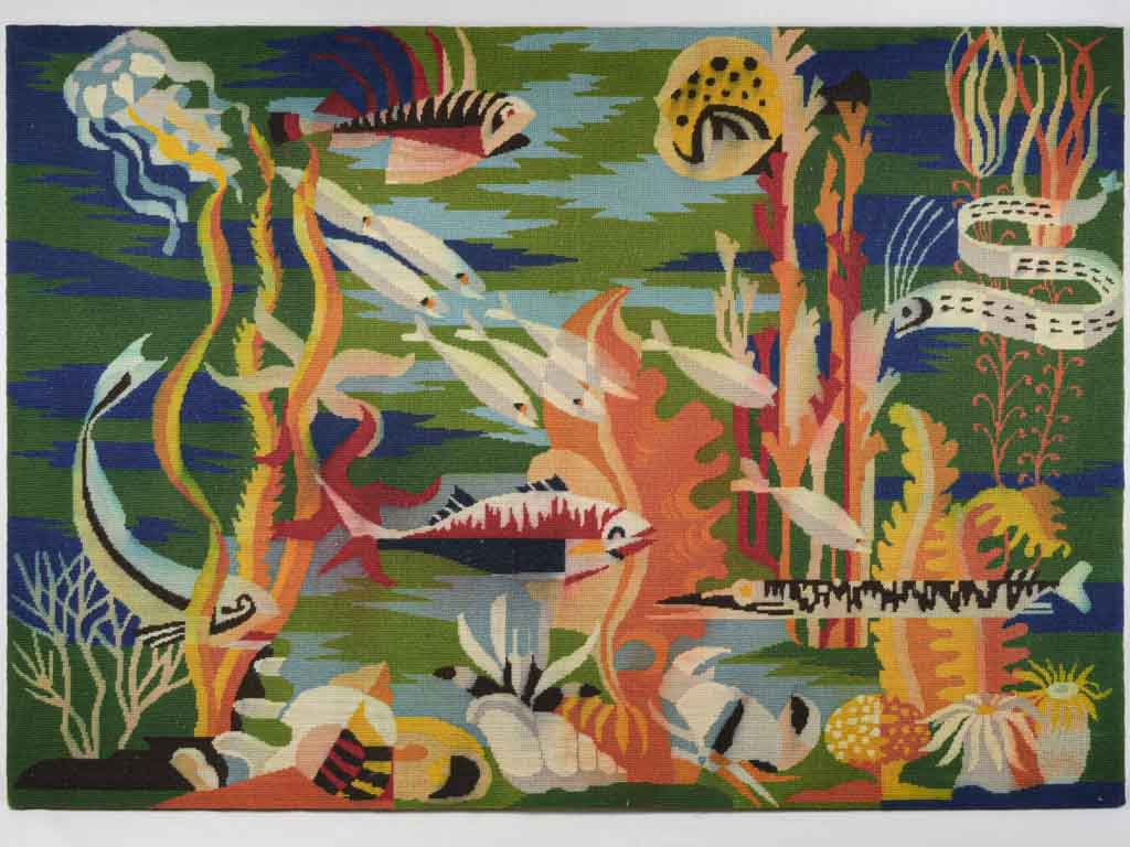 Joyous abstract 1970s wall art  