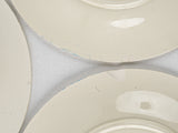 Versatile white earthenware tableware