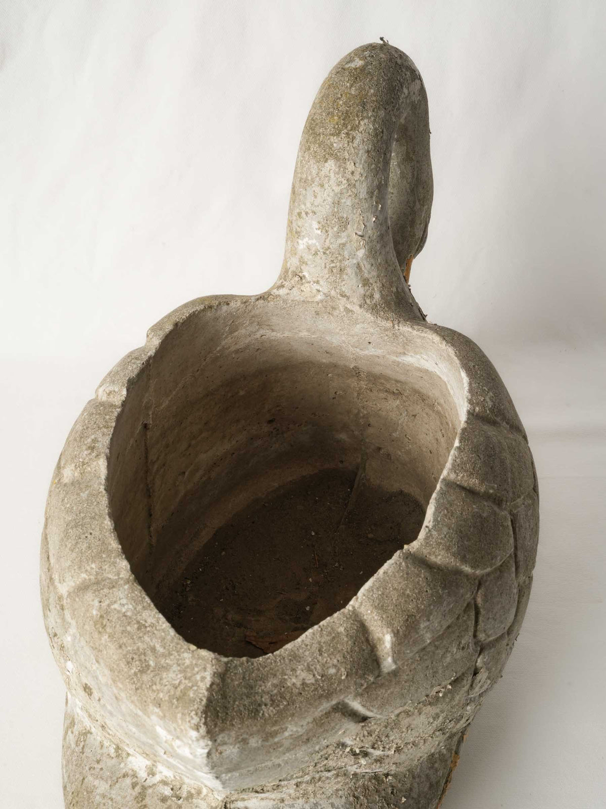 Stylish swan planter with drainage  