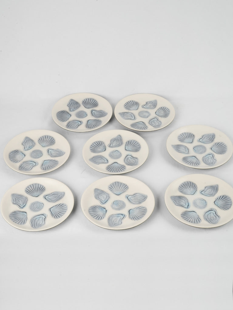 Classic Elchinger shell motif plates