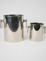 Vintage French stainless steel ice bucket