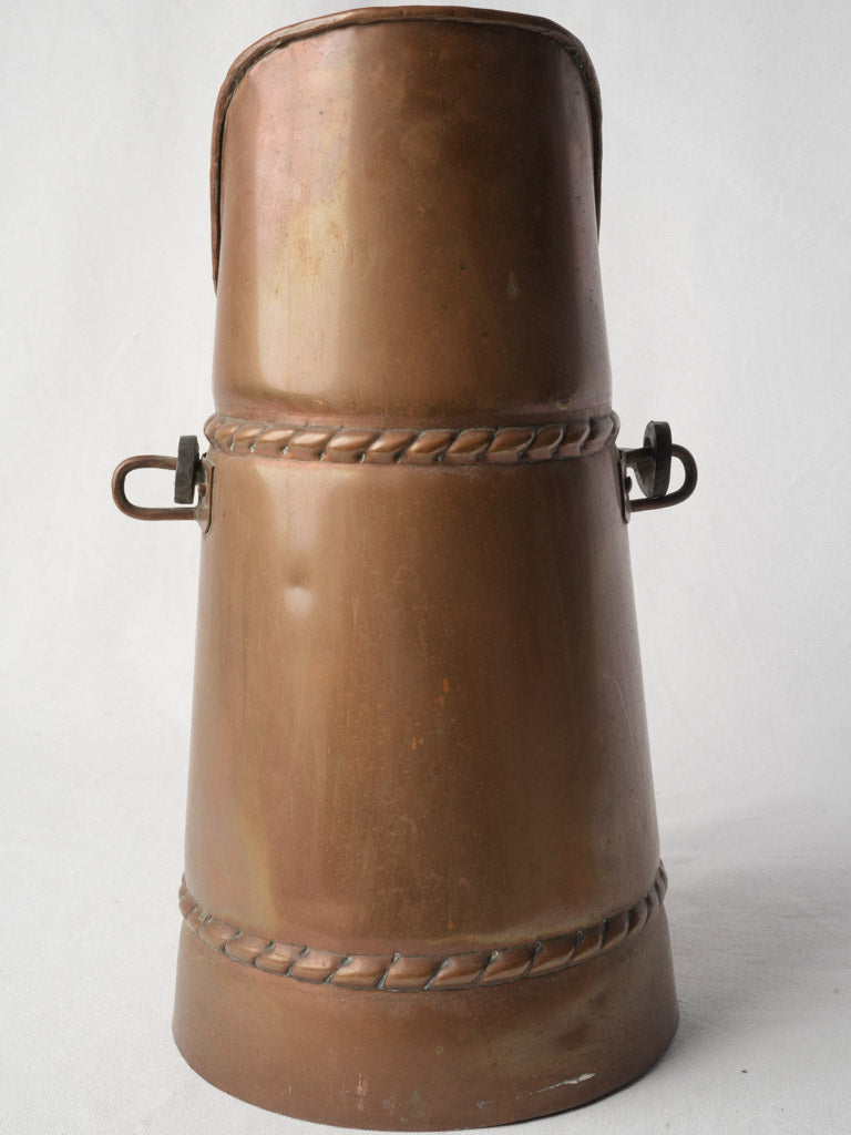 Refined tapering conical scuttle  