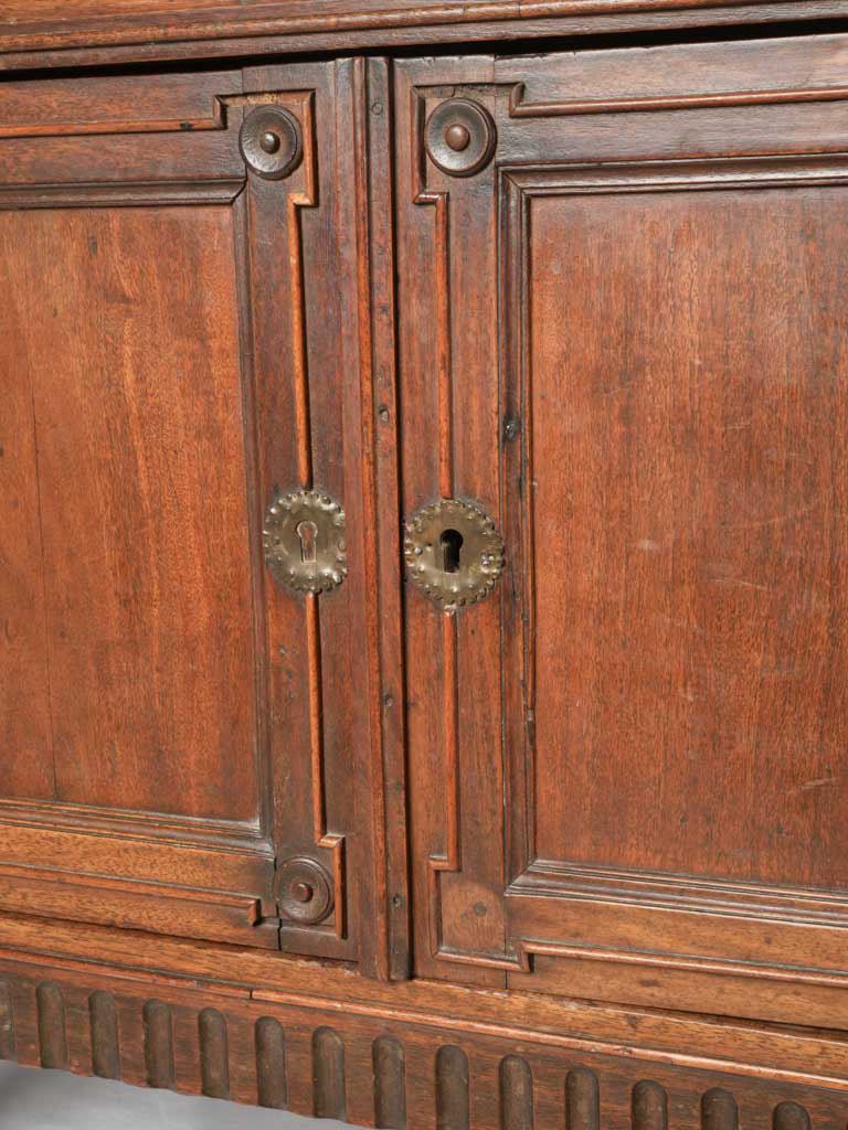 Late 19th-century walnut bar cabinet  