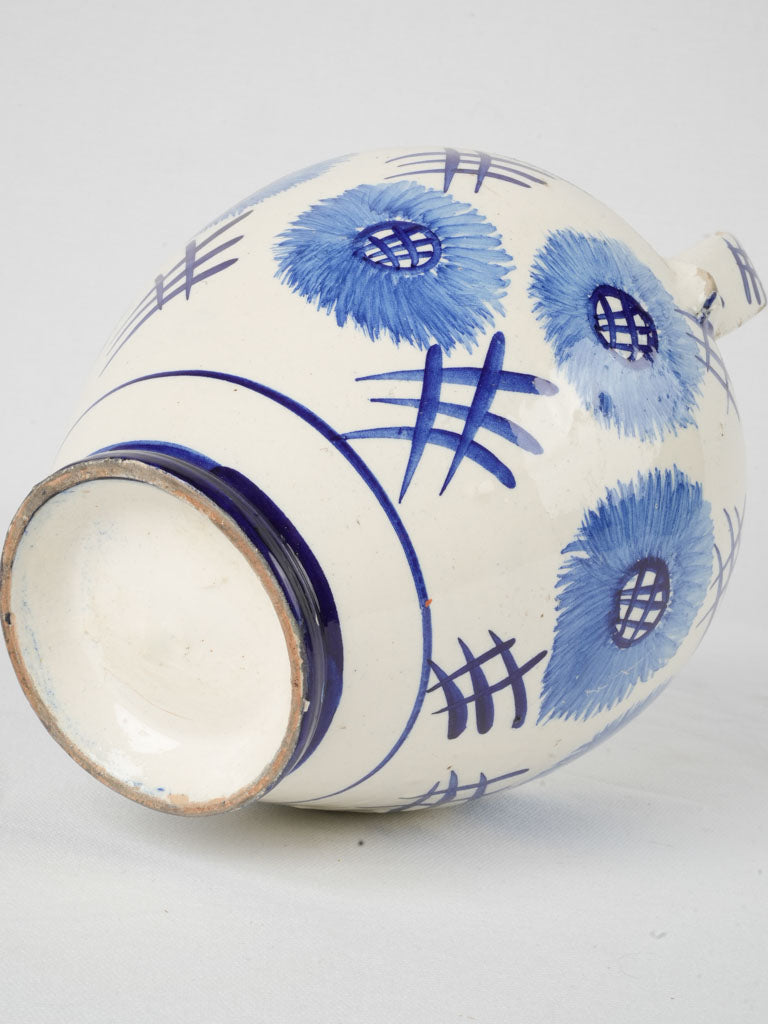 Authentic Mediterranean glazed ceramic cruche
