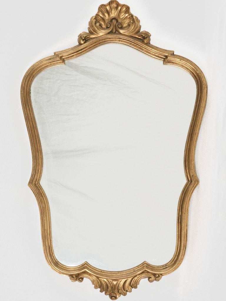 Vintage gold-framed Louis XV mirror