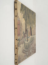 Timeless Felix Tisot unframed masterpiece