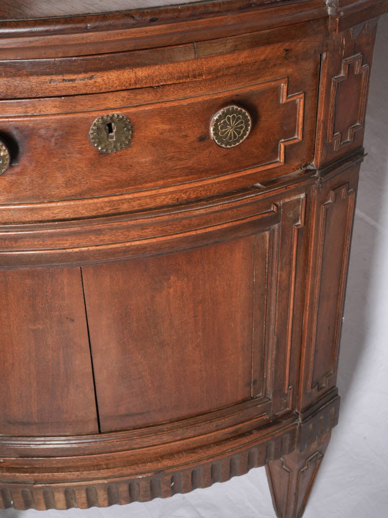 Handsome walnut sideboard bar cabinet  