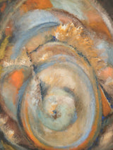 Luminous oil-on-canvas seashell masterpiece 