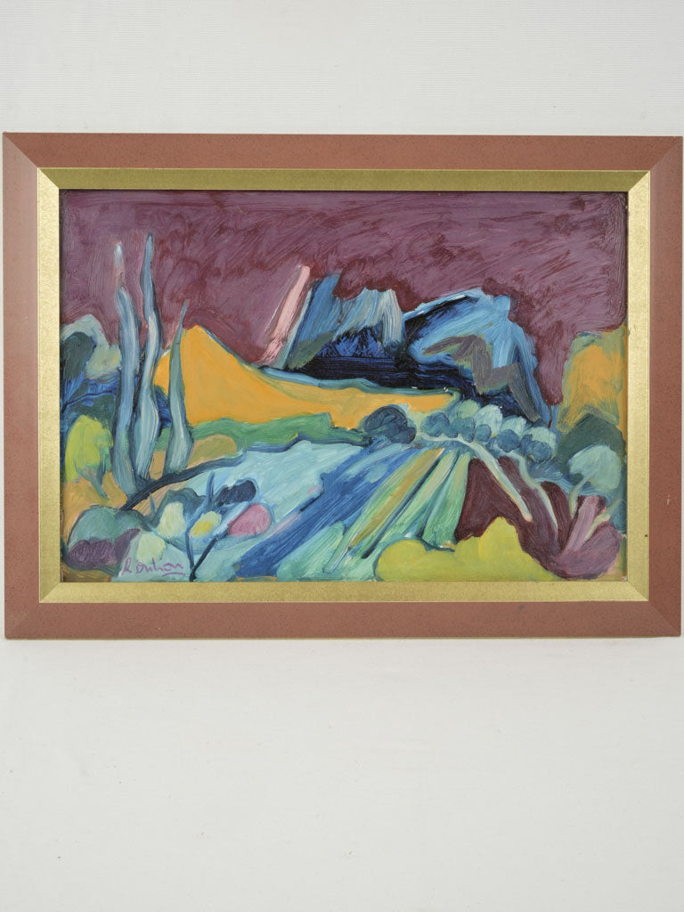 Vibrant French landscape painting