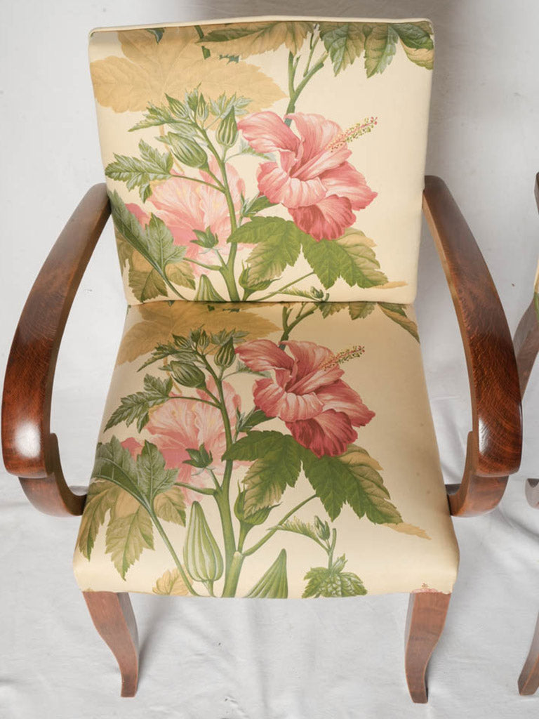 Comfortable streamlined French armchairs  