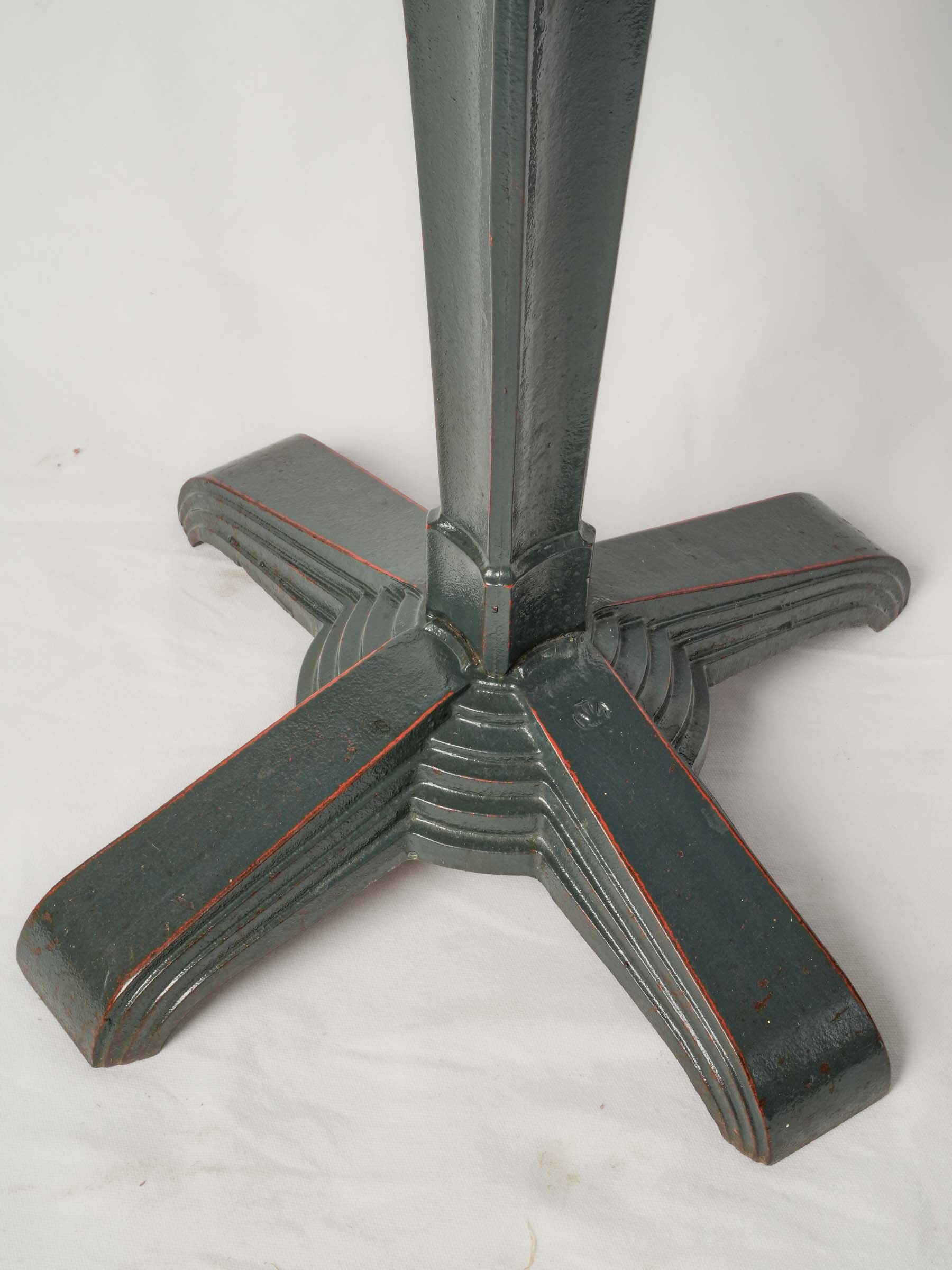 Louis Vuitton Art Deco Bistro Table in Black c. 1930s - 27½" x 20½"