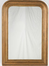 Antique gold-finished Louis Philippe mirror