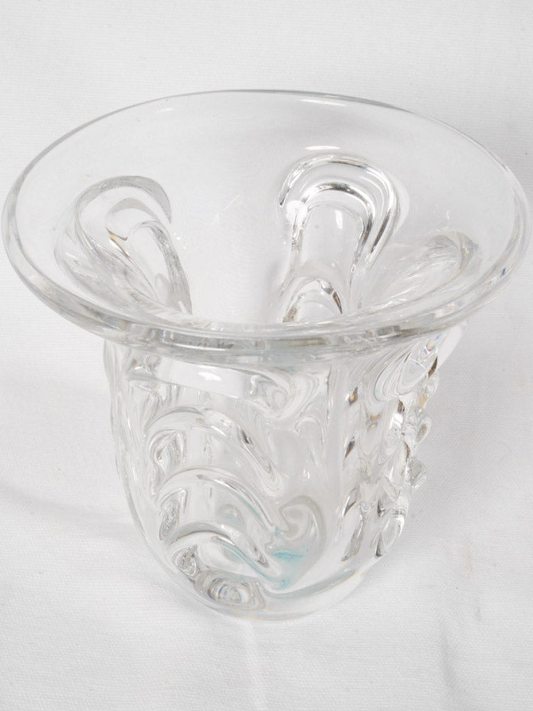 Sculptural clear Val Saint Lambert  