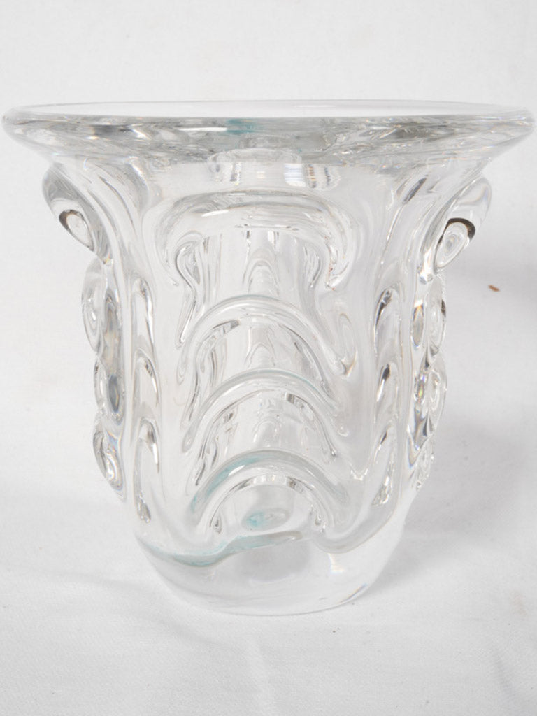 Vintage Belgian crystal vase  
