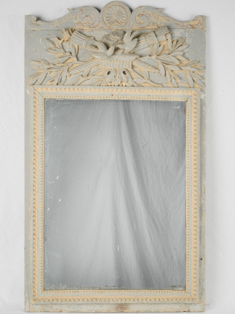Antique Louis XVI trumeau mirror