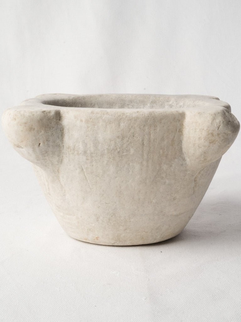 Smooth aged marble piece