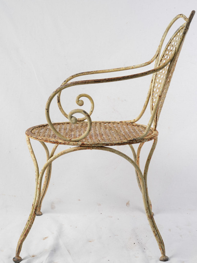 Elegant 19th-century iron seating