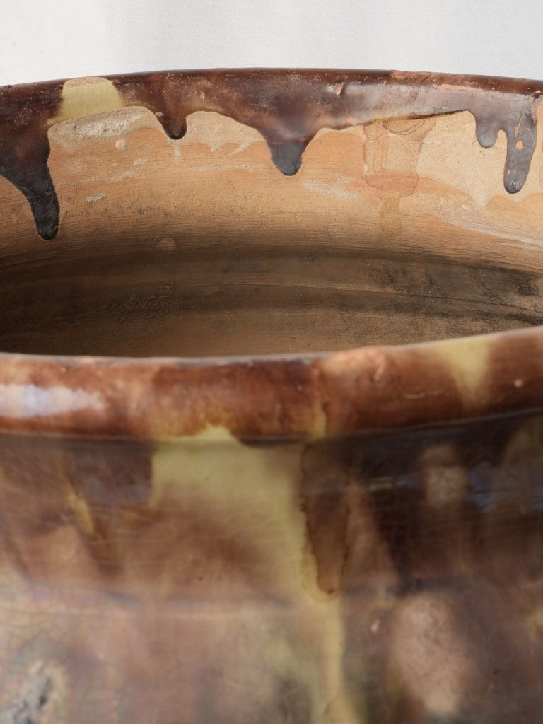 Craquelure ceramic planter  