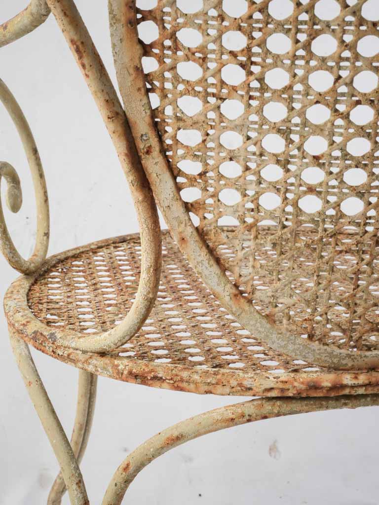 Vintage elegance wrought iron seating