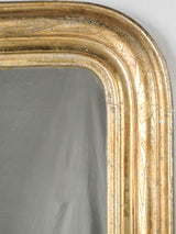 Elegant distressed finish heritage mirror