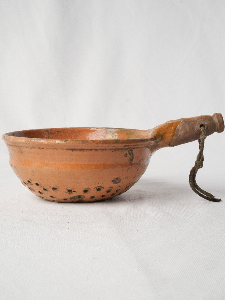 19th-century rustic terracotta pottery