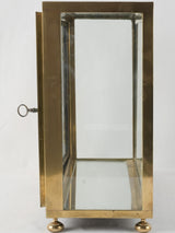 French brass patina display box