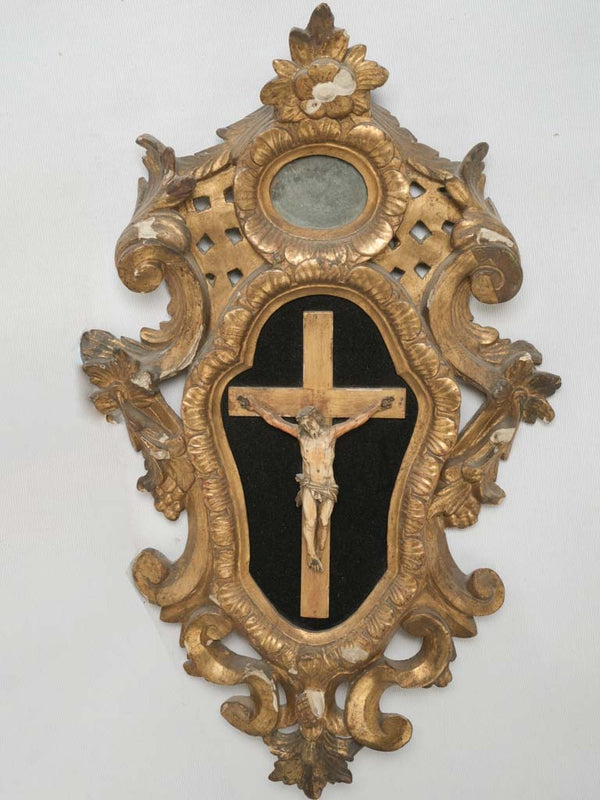Antique French Louis XIV crucifix