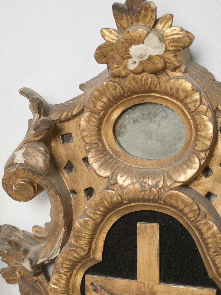 Velvety background religious artefact