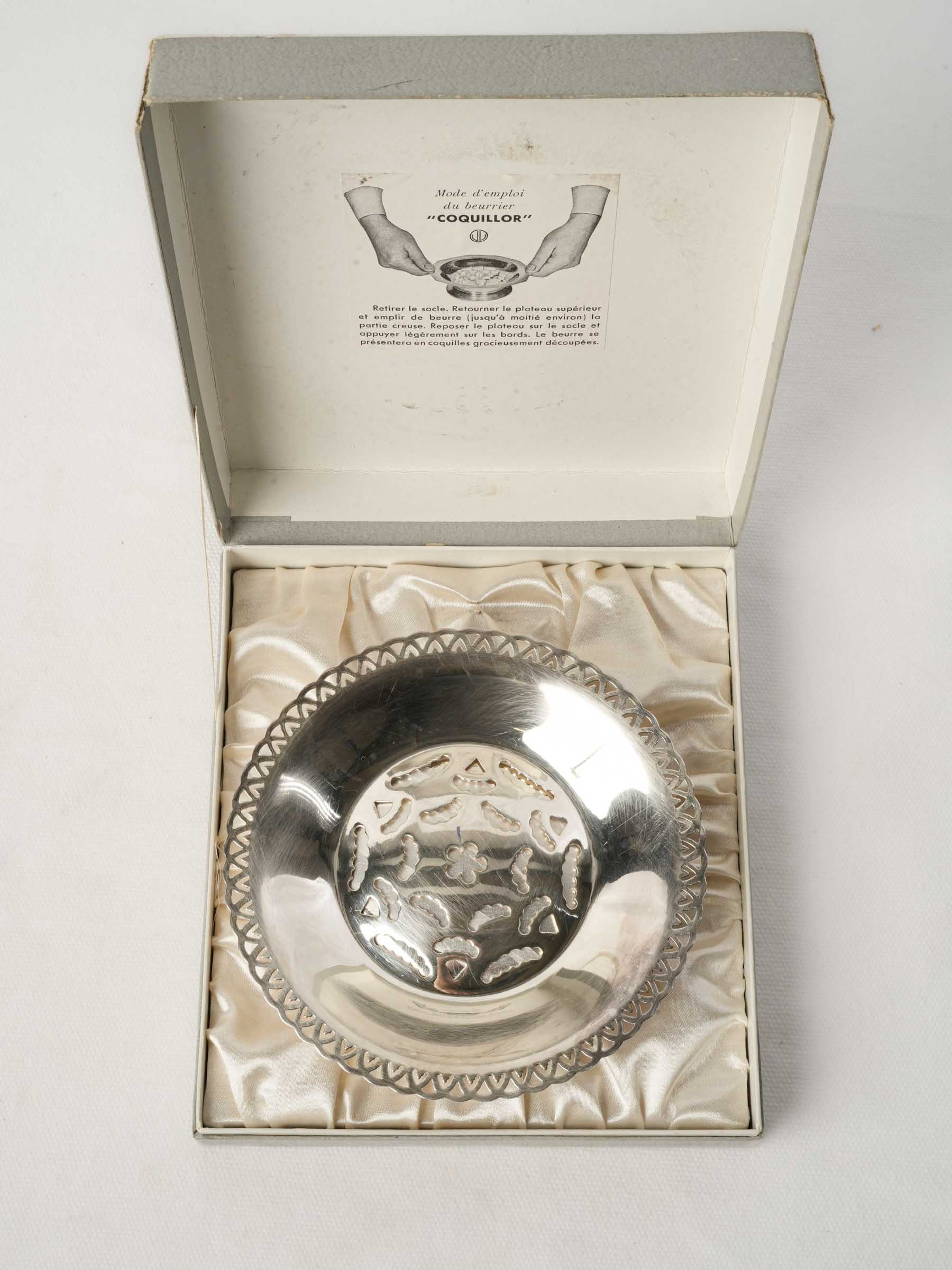 1950s Butter Press in Original Case - Coquillor