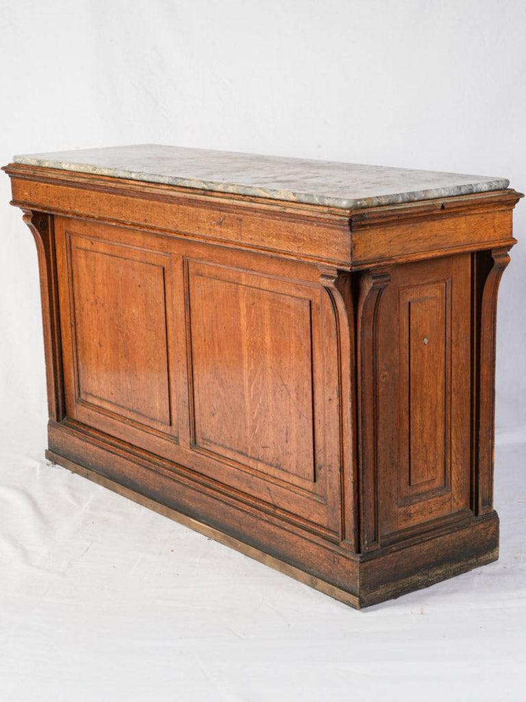 Antique marble kitchen island  