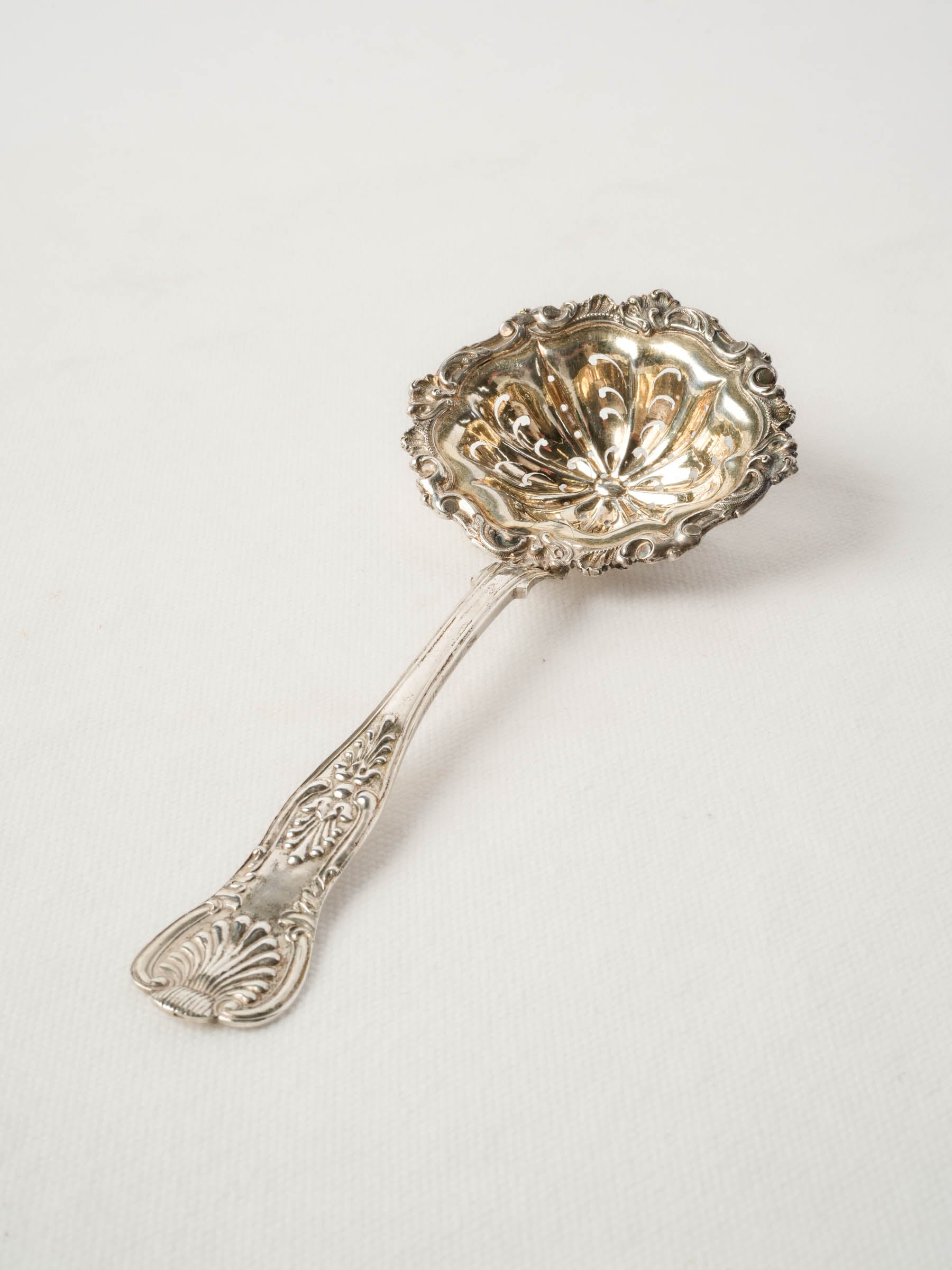 Antique Silver Sifting Spoon