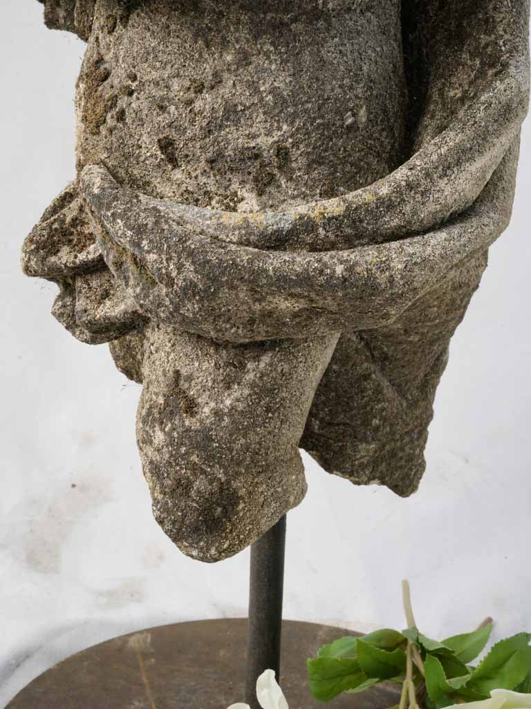 Enduring romantic stone figure  