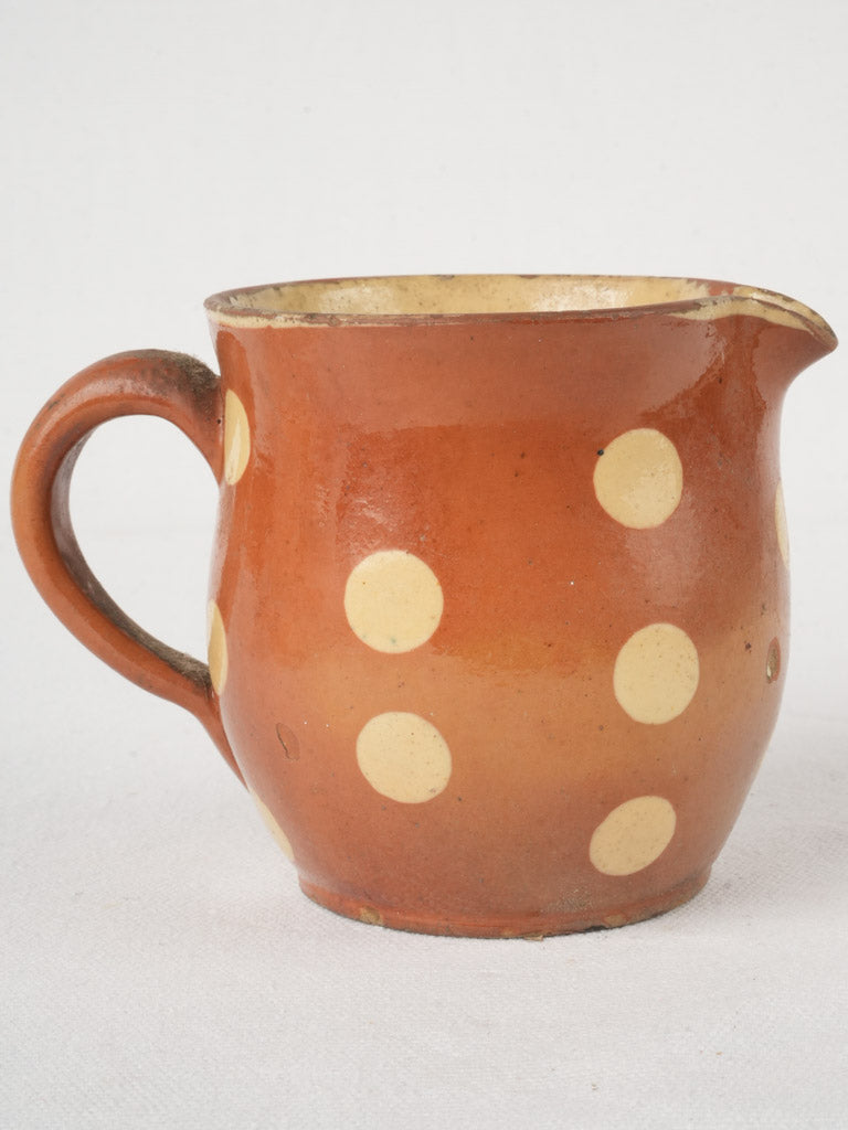 Antique beige interior creamer  