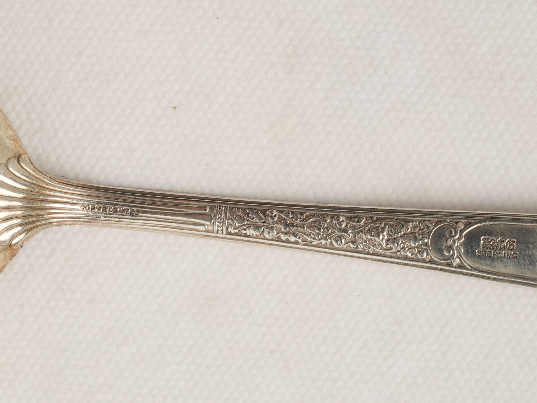 Victorian Silver-Plated Fruit Serving Spoon