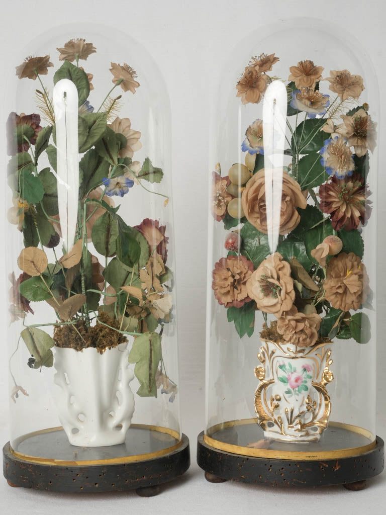Charming 1930s bridal vase pair