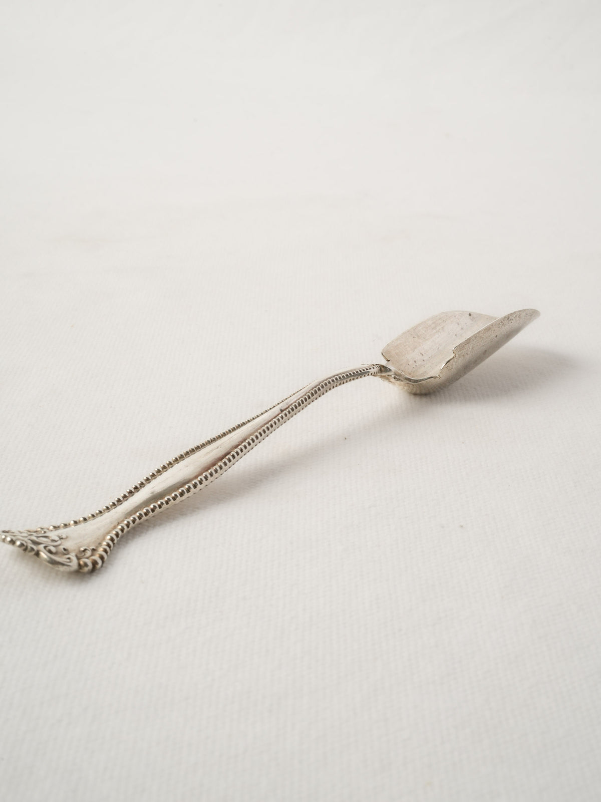 Antique Cheese Serving Spoon