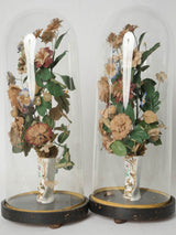 Gilded Old Paris porcelain bouquets