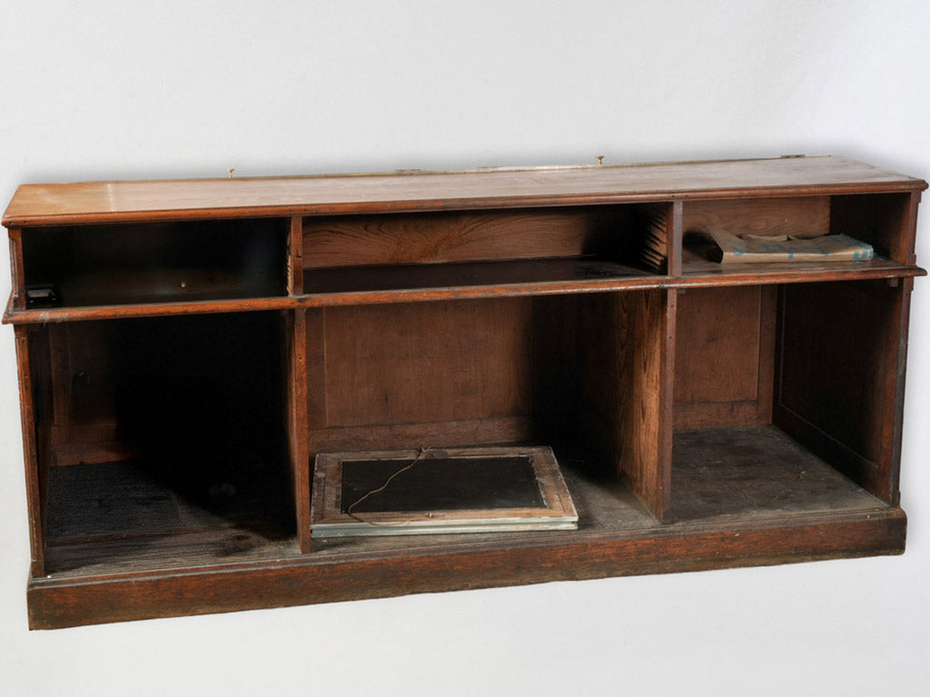 Architectural wood display cabinet  