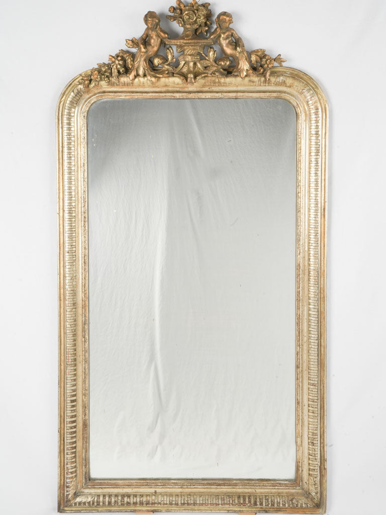 Ornate mid-19th-century Louis Philippe mirror