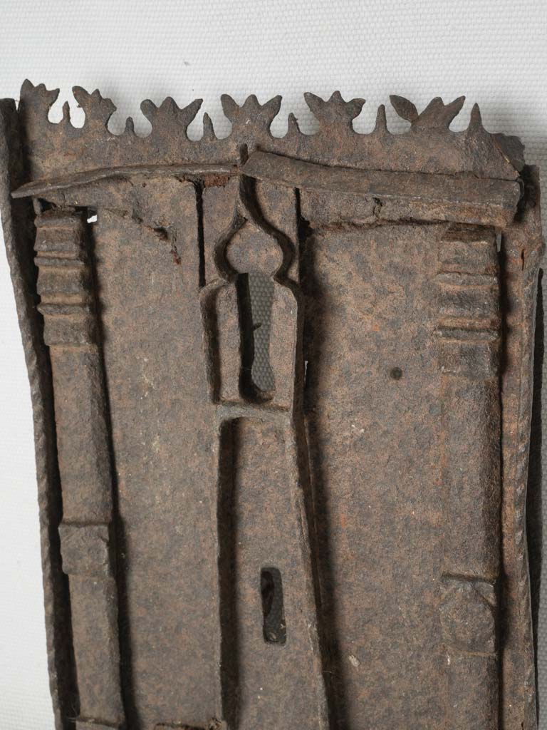 Rare Provenance Antique Trunk Keyplate