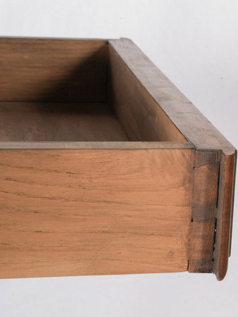 Beautifully timeworn walnut writing table