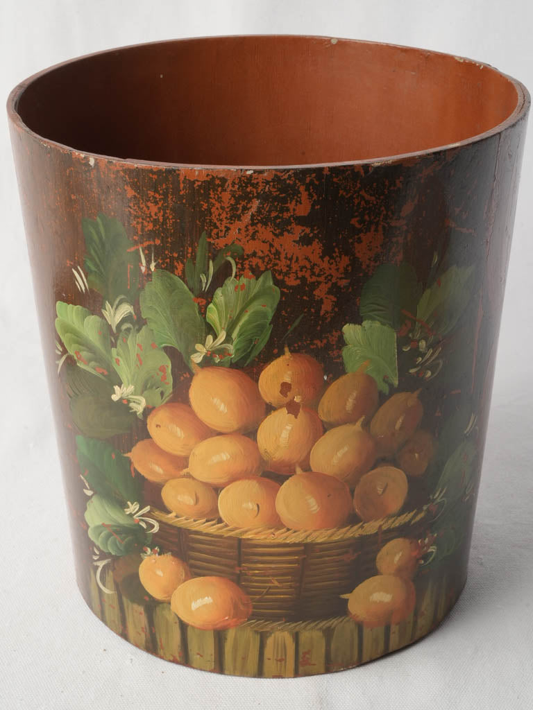 Mid-century terracotta-toned container  