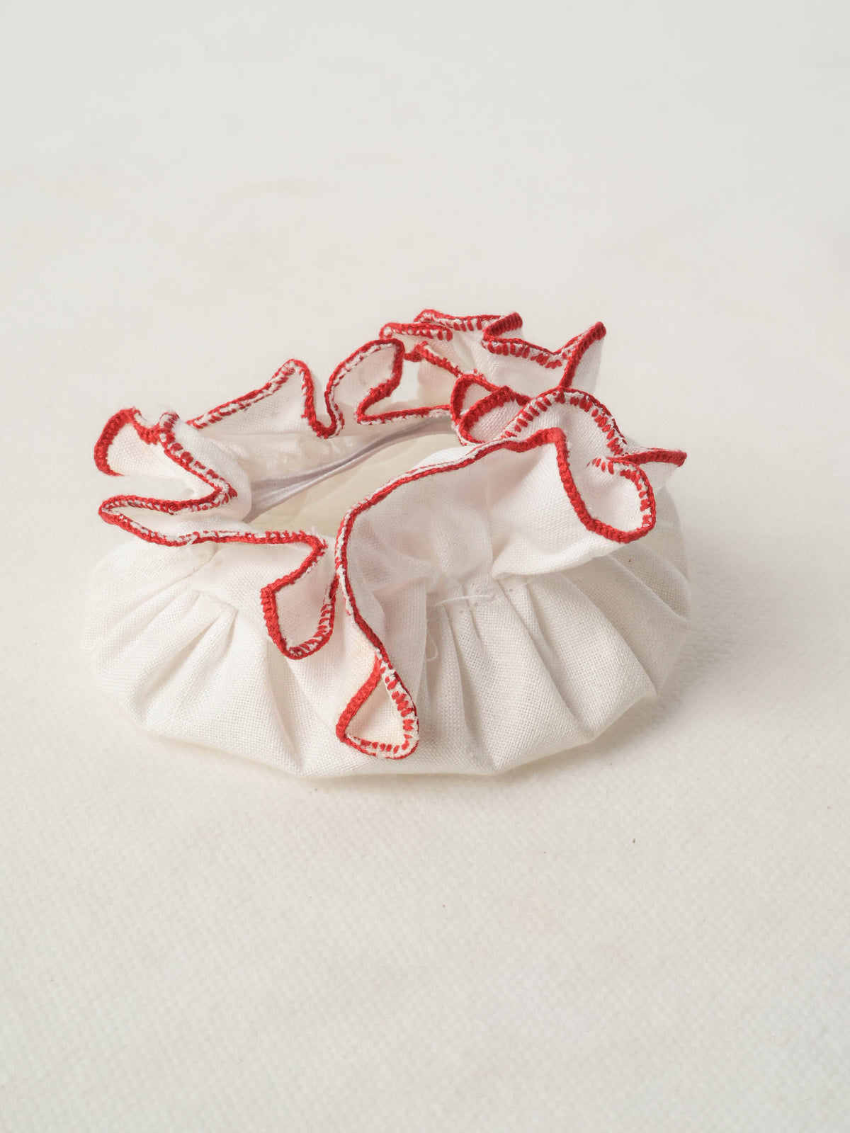 Fabric Jam Cover w/ Embroidered Cherries