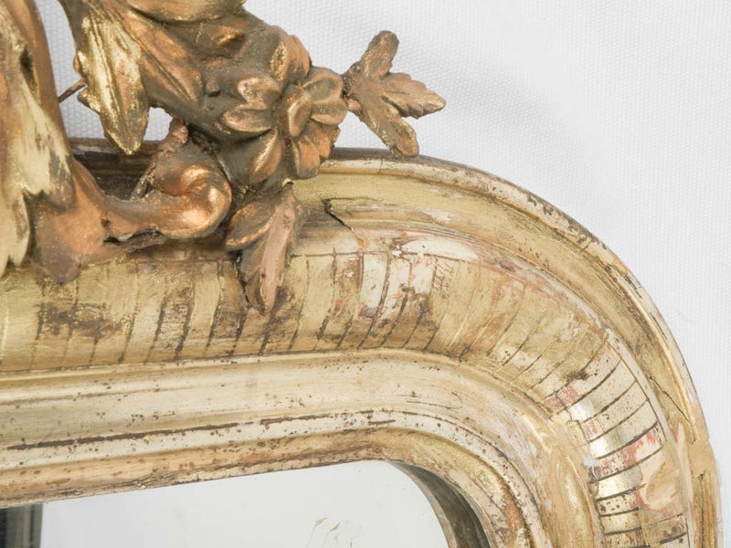 Regal carved foliage design period mirror