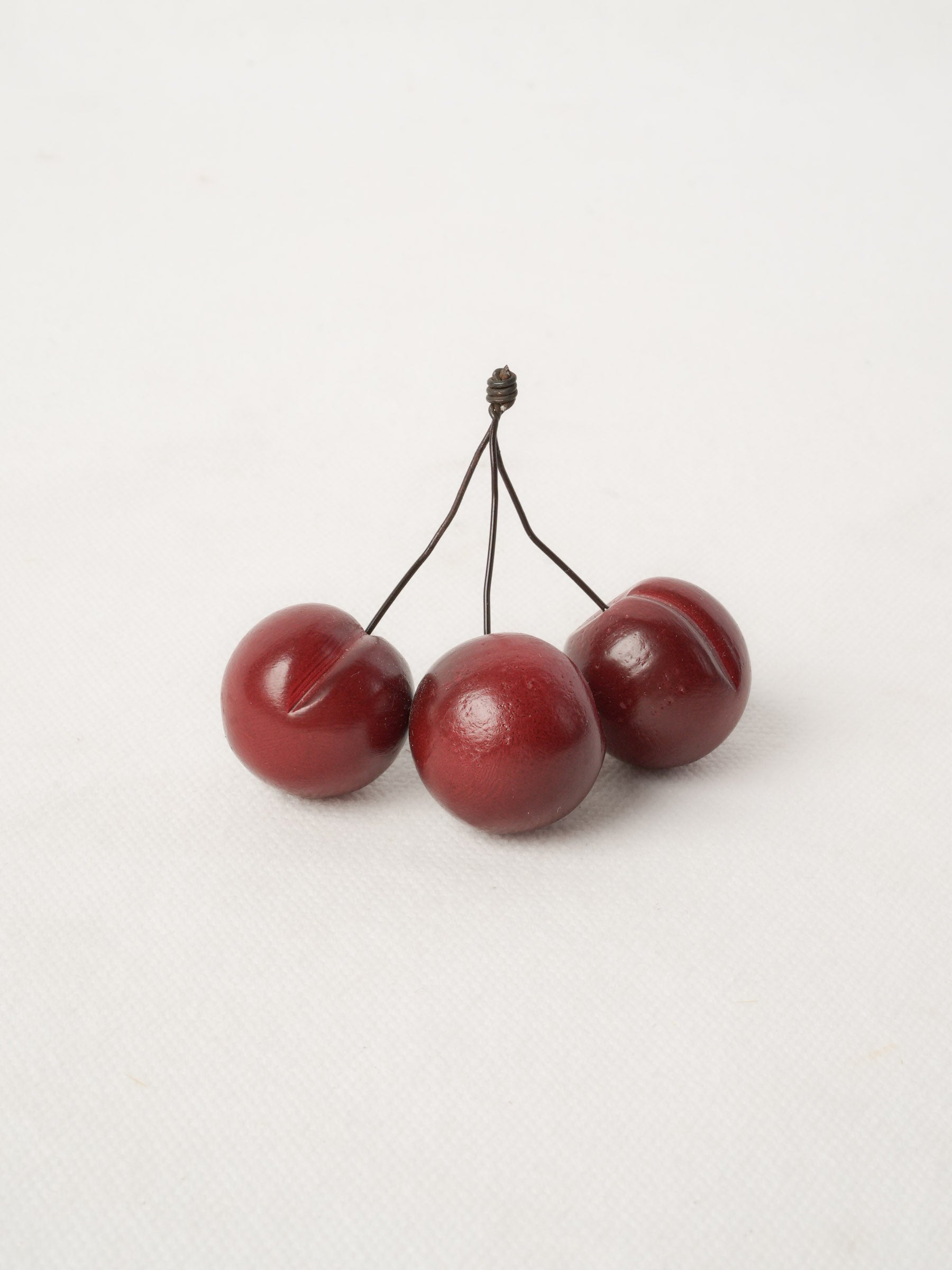 Vintage Faux Cherry Ornament